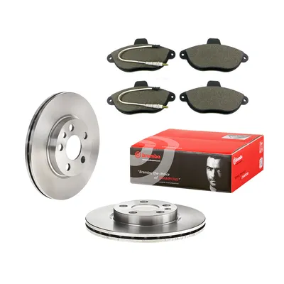 Brake disc set & brake pads v 257