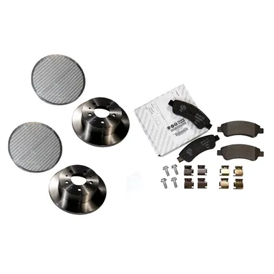 Brake disc set & brake pads rear