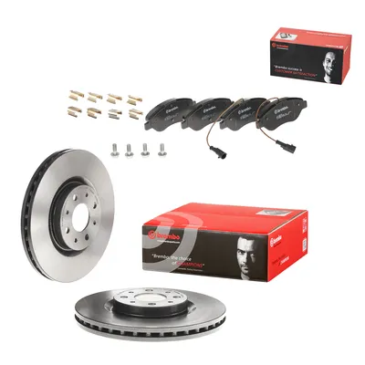 Front brake kit (1 x warning contact)