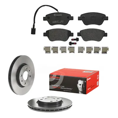 Front brake kit (2 x warning contact)