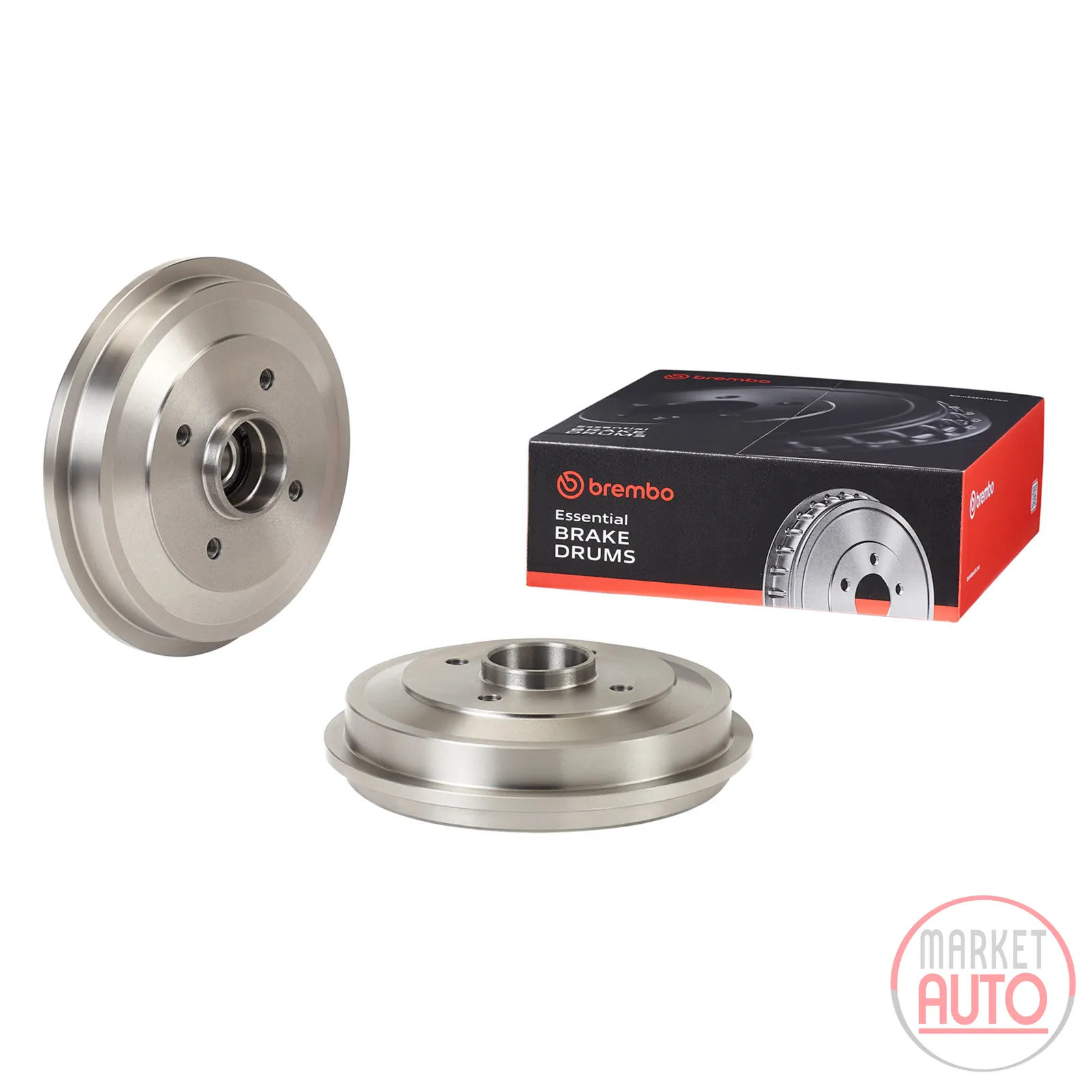 Rear brake drum