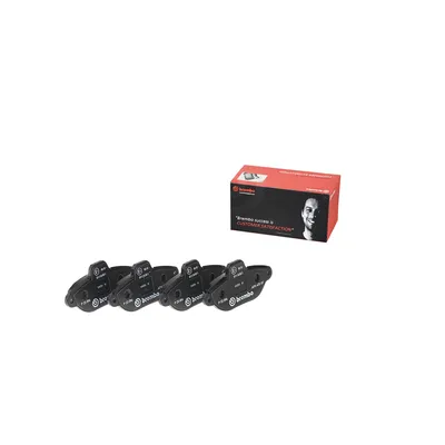 Front brake pads without wear contact Brembo