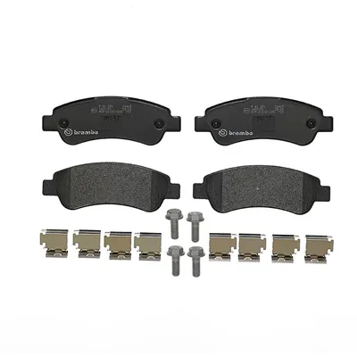 Rear brake pads with accessories Brembo