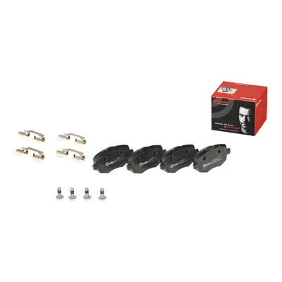 Front brake pads (without warning contact) Brembo