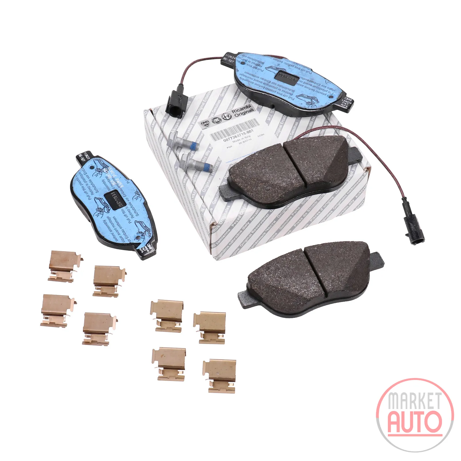 Front brake pads (OE 77365710)