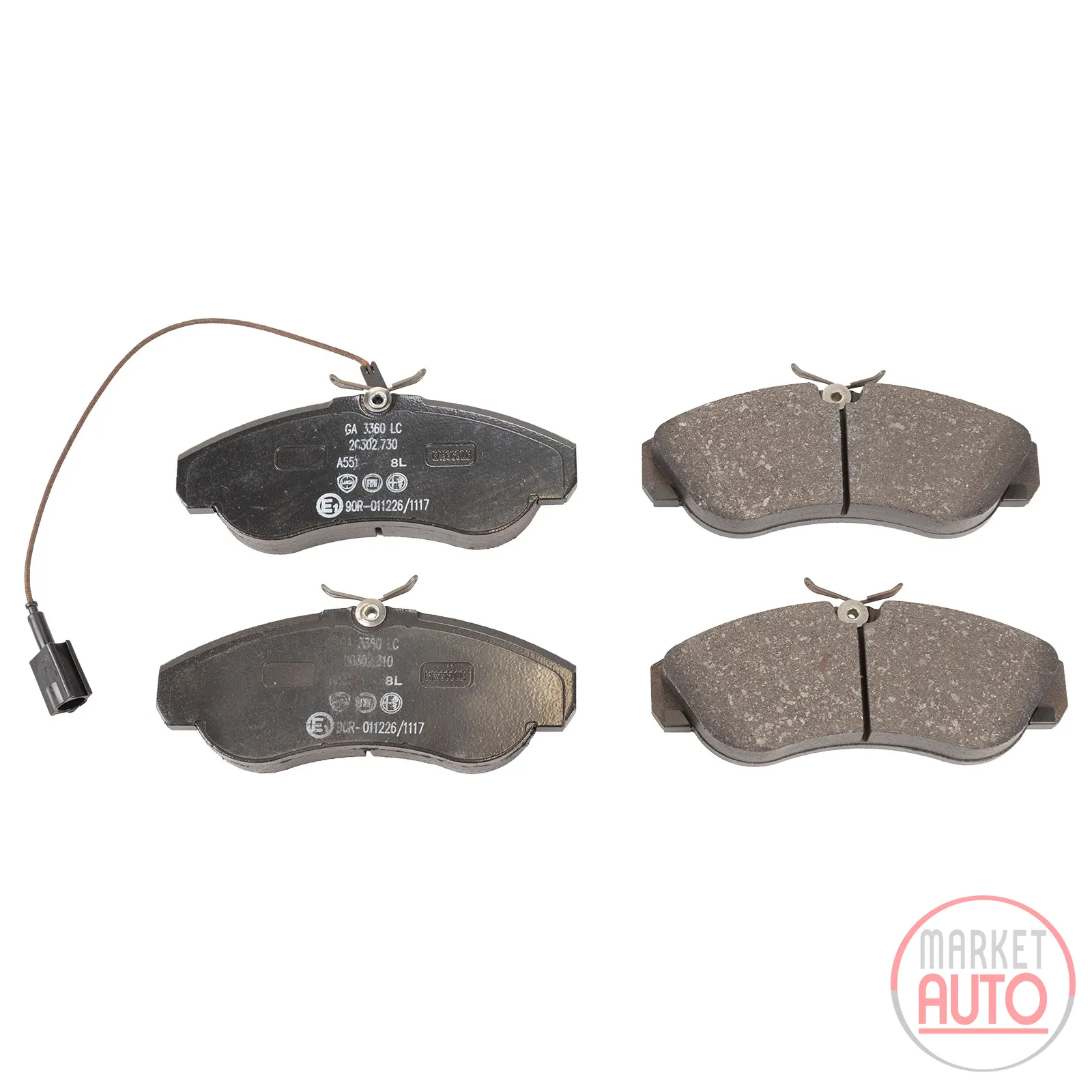 Front brake pads