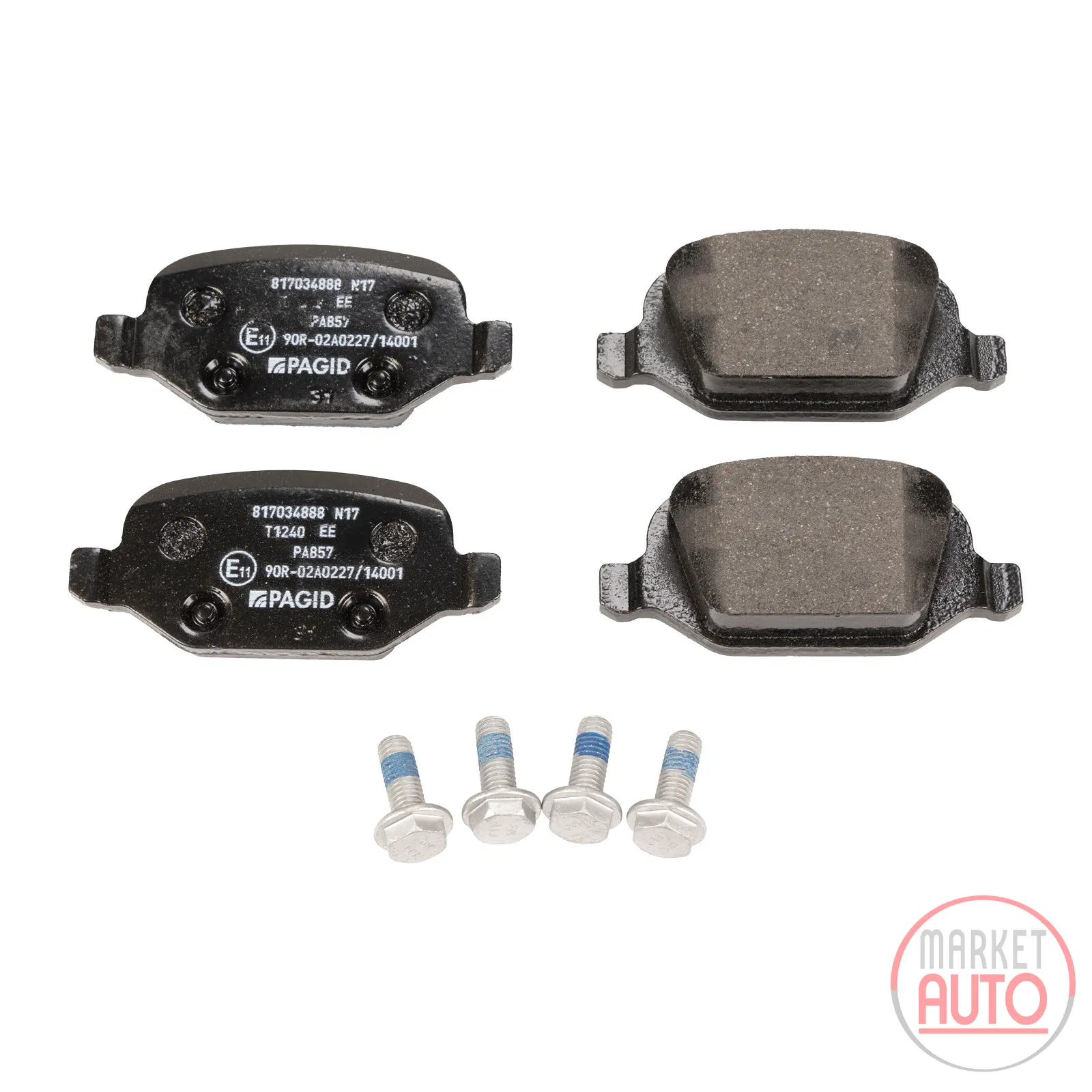 Rear brake pads Magneti Marelli