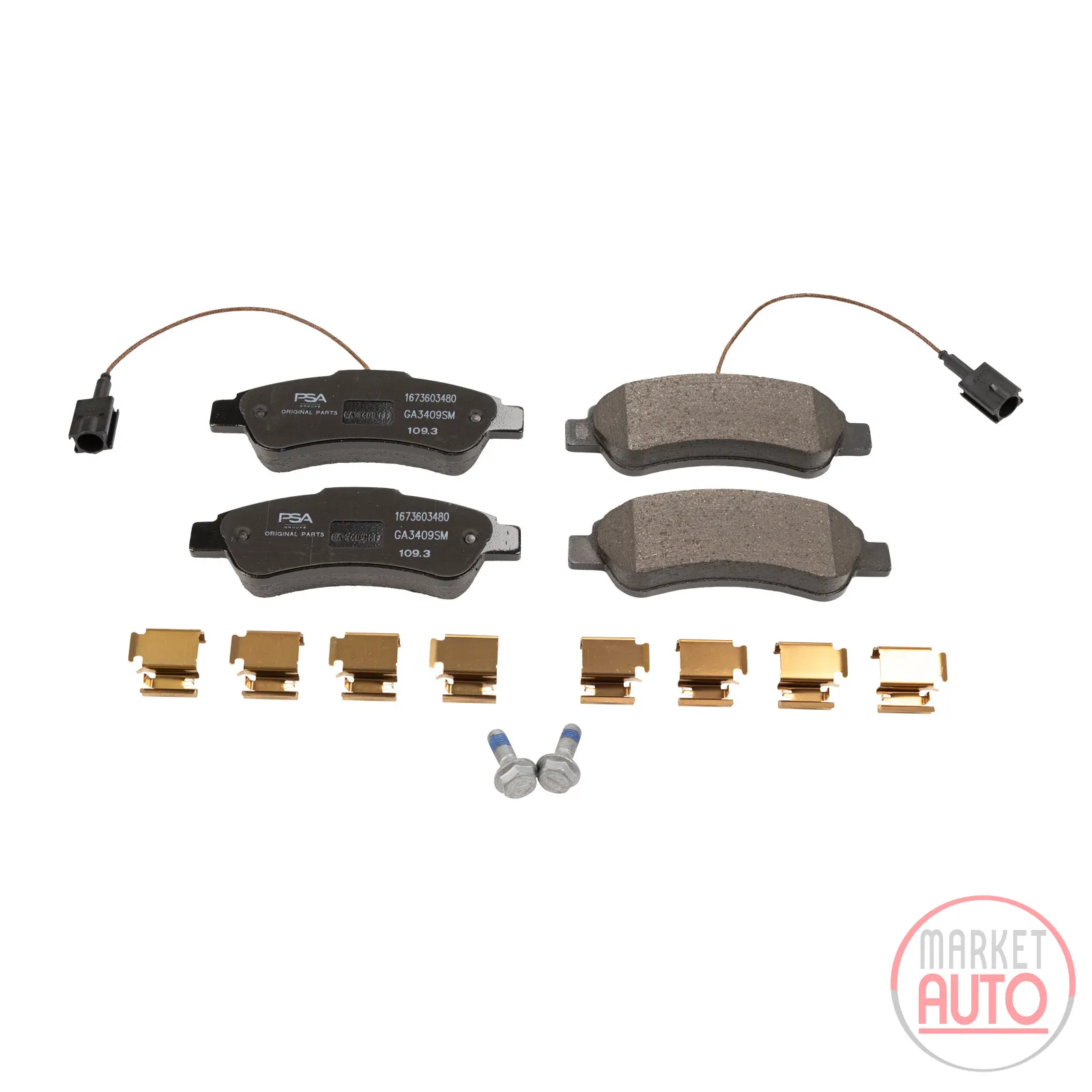 Brake pads rear PSA OE (1614412180)