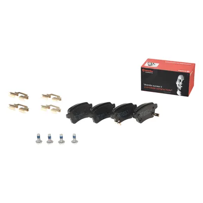 Rear brake pads with accessories Brembo