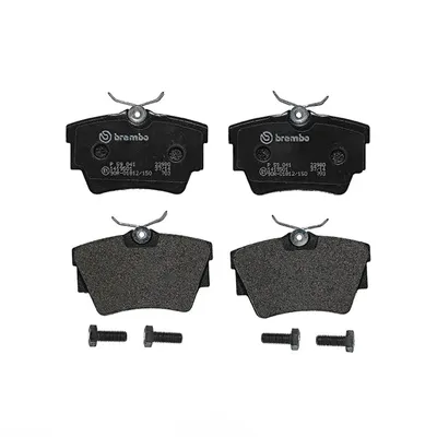 Rear brake pads with screws Brembo
