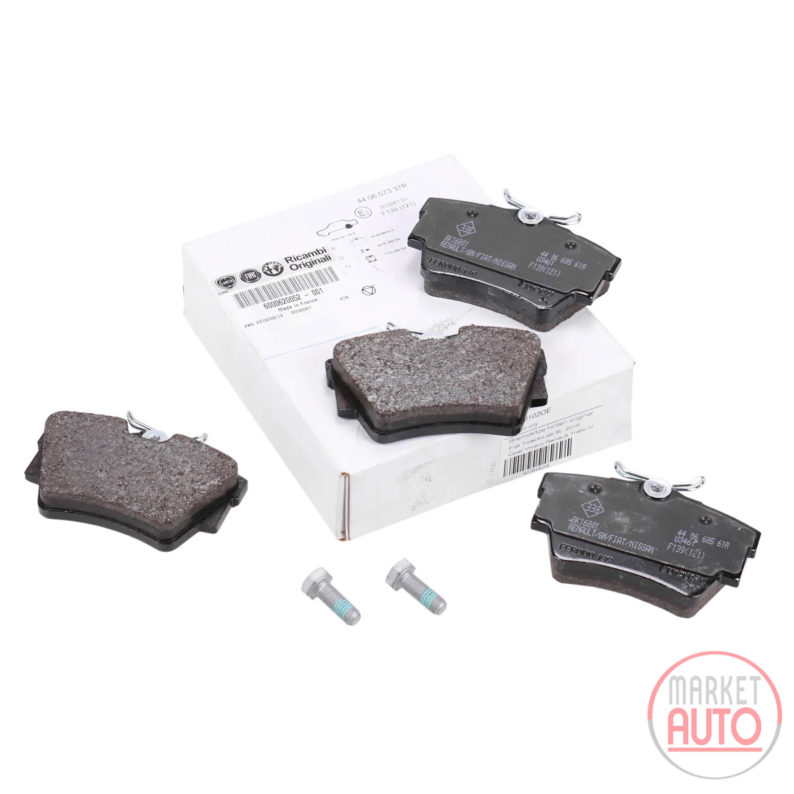 Brake pads rear original