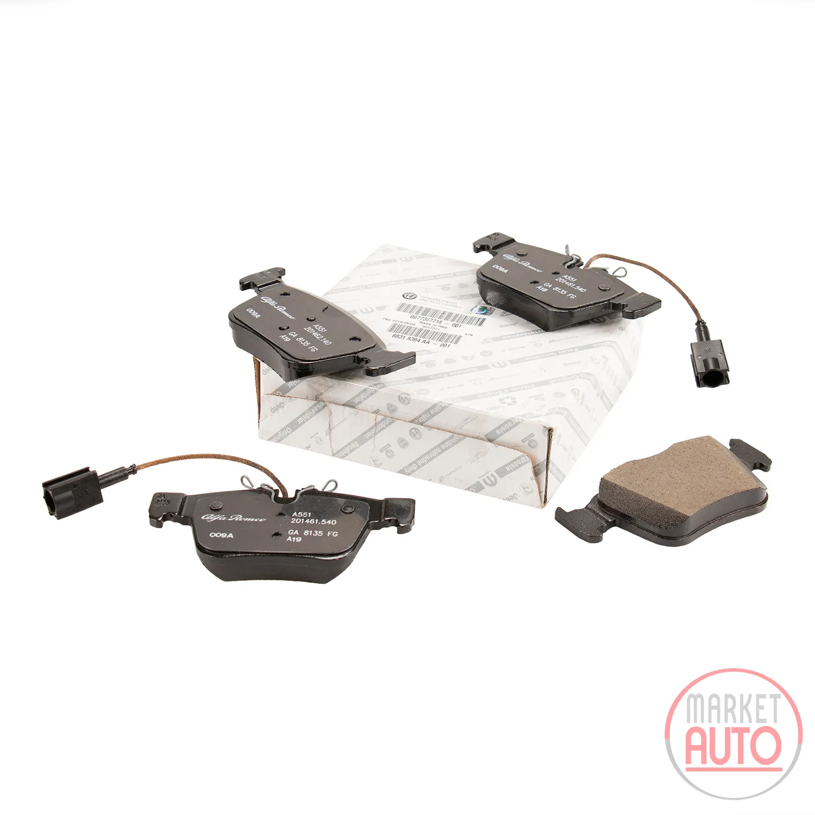 Brake pads rear original FCA