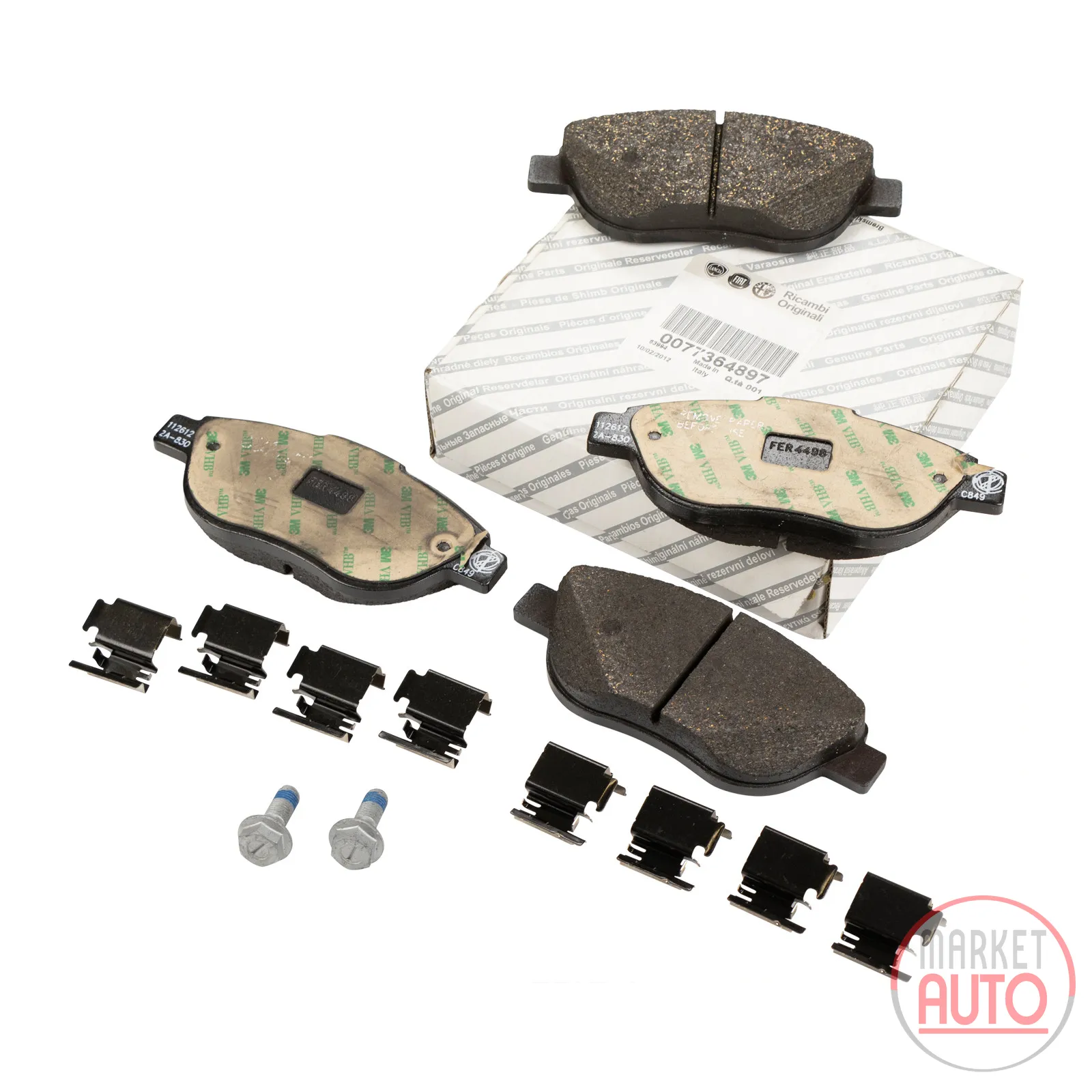 Brake pads front OE (77364897)