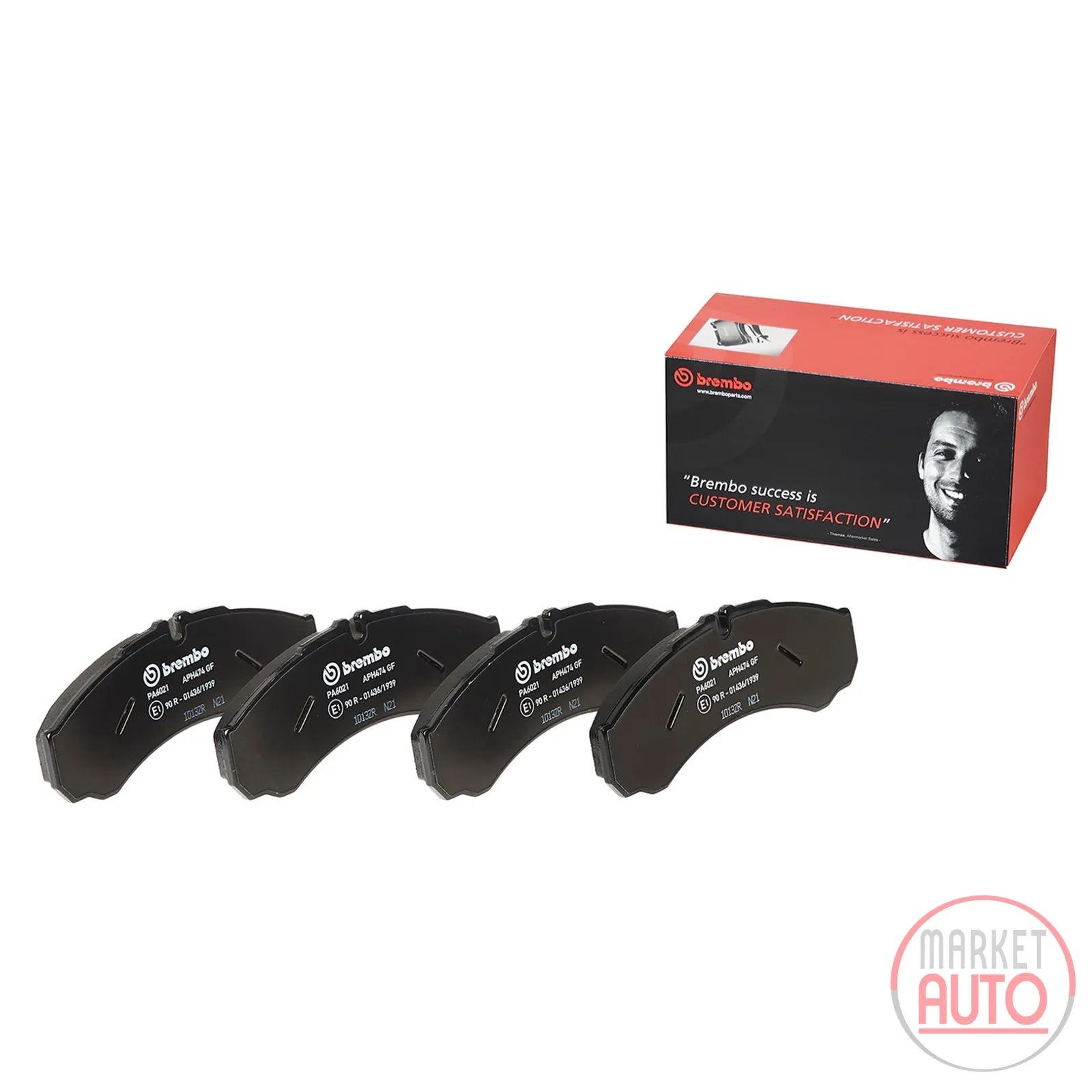 Brake pads front Brembo L + S Model