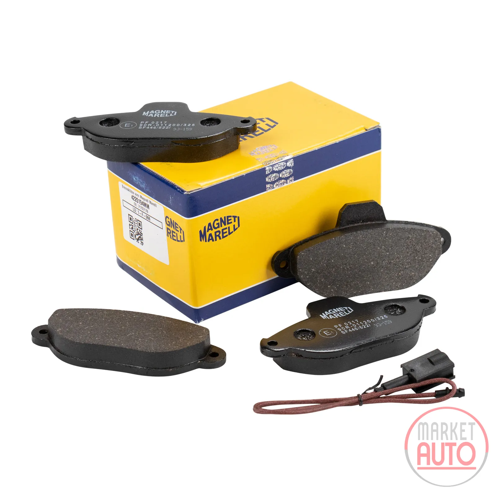 Front brake pads Magneti Marelli