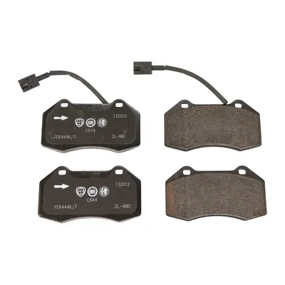 Brake pads OE front (77365672) 2x wear contact