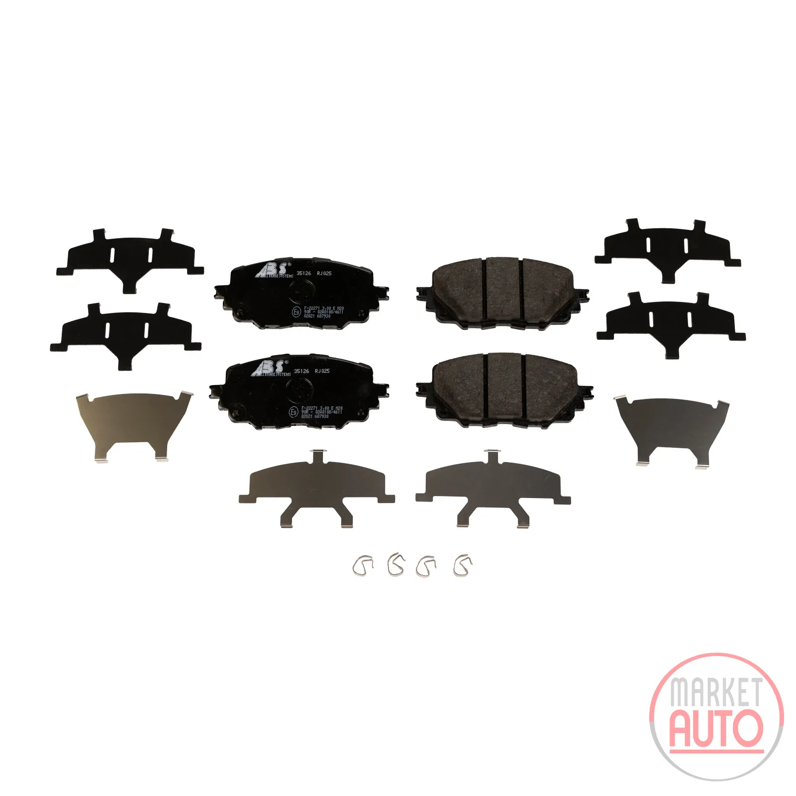 Front brake pads