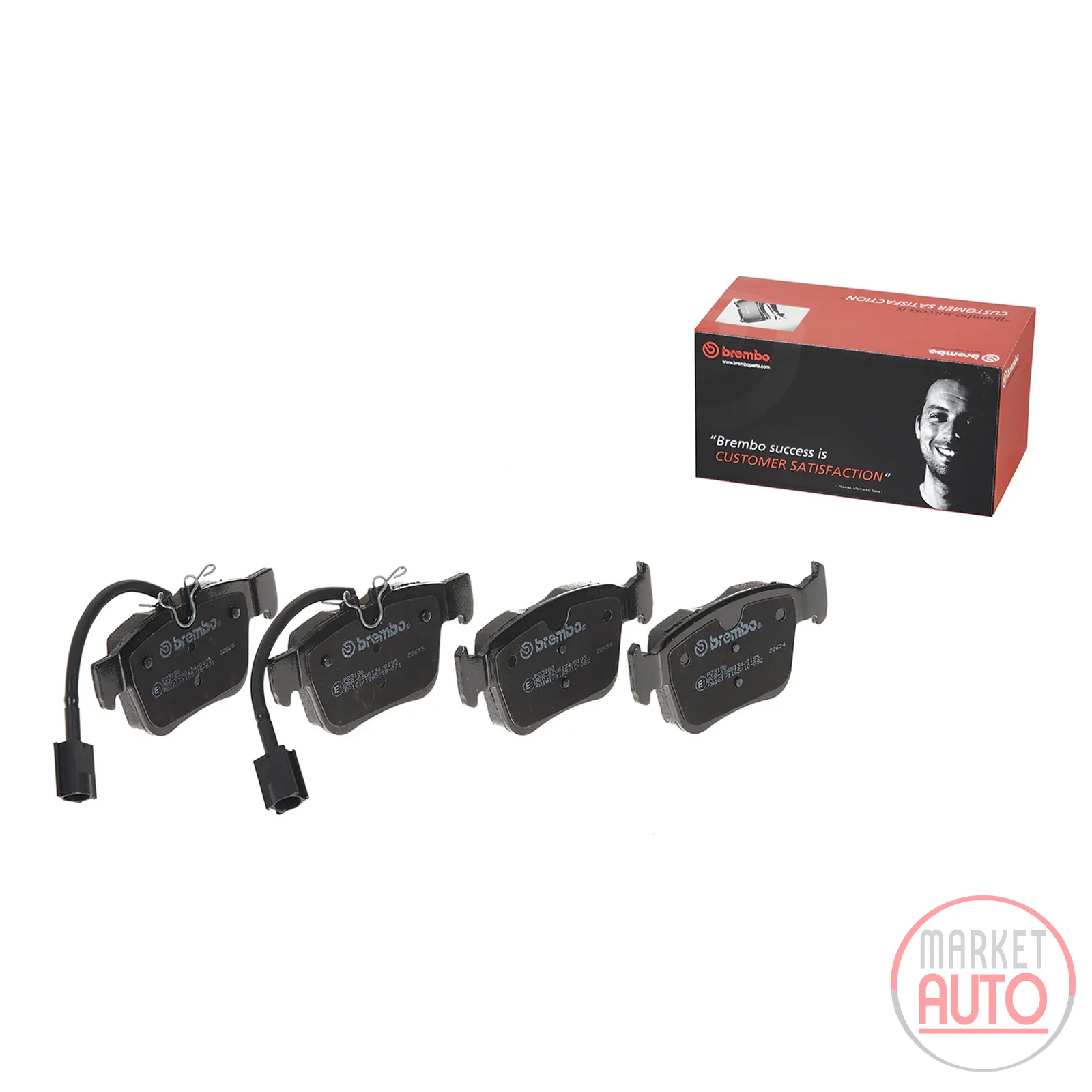 Rear brake pads