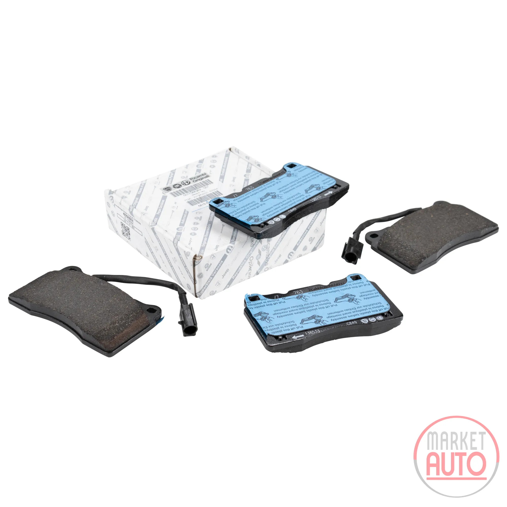 Brake pads front original (77366389)