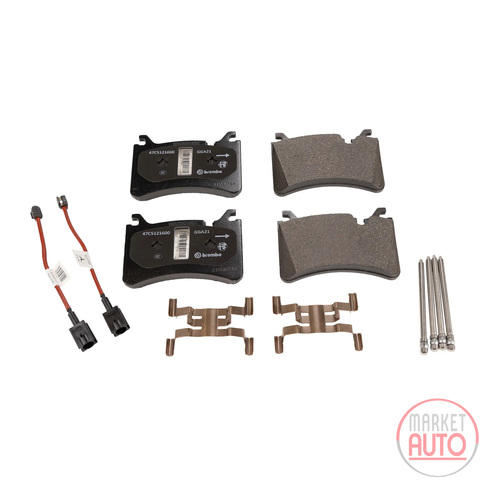 Rear brake pad