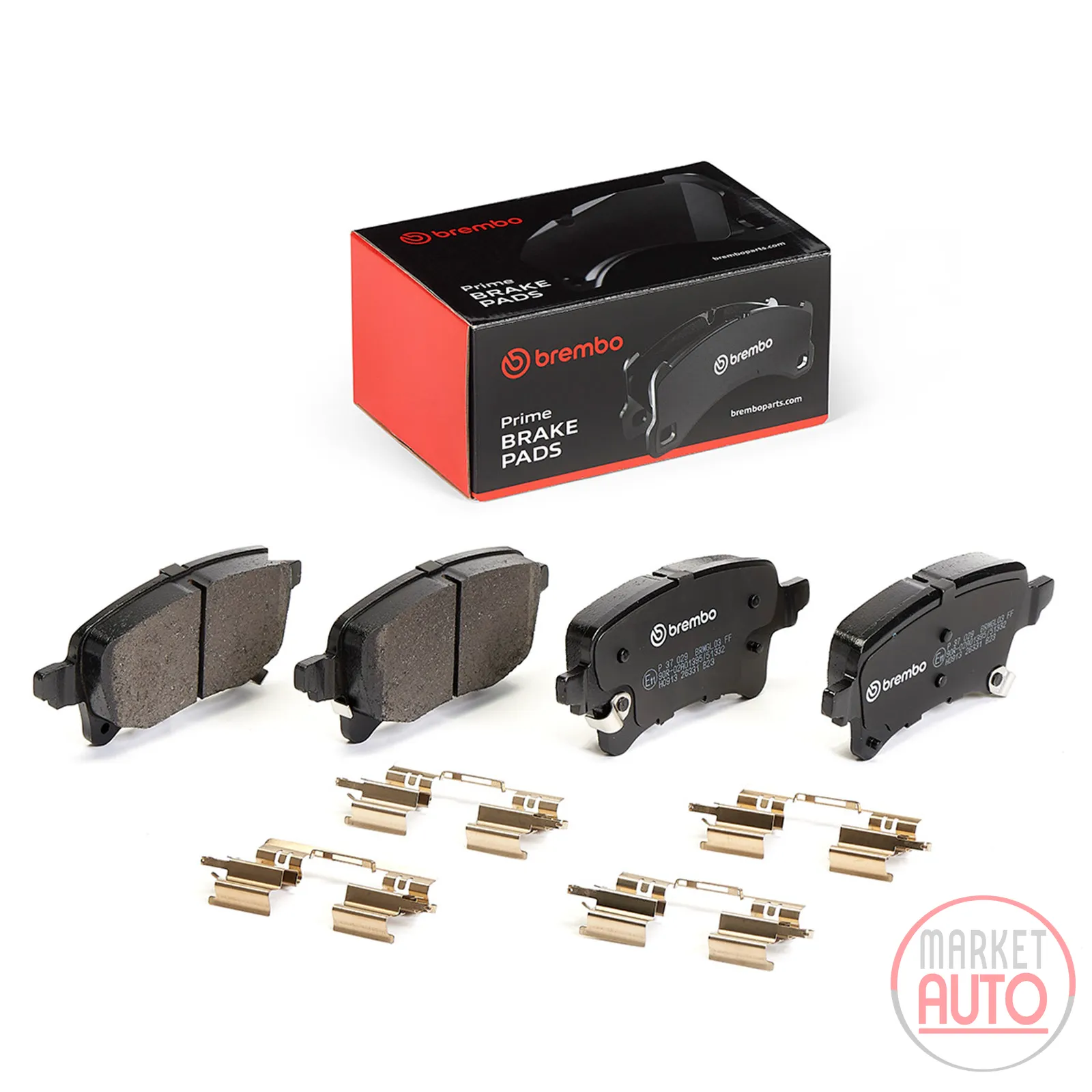 Rear brake pad
