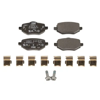 Rear brake pads