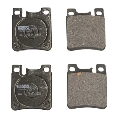 Rear brake pads excl.wear contact