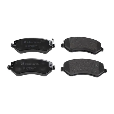 Front brake pads including wear contact