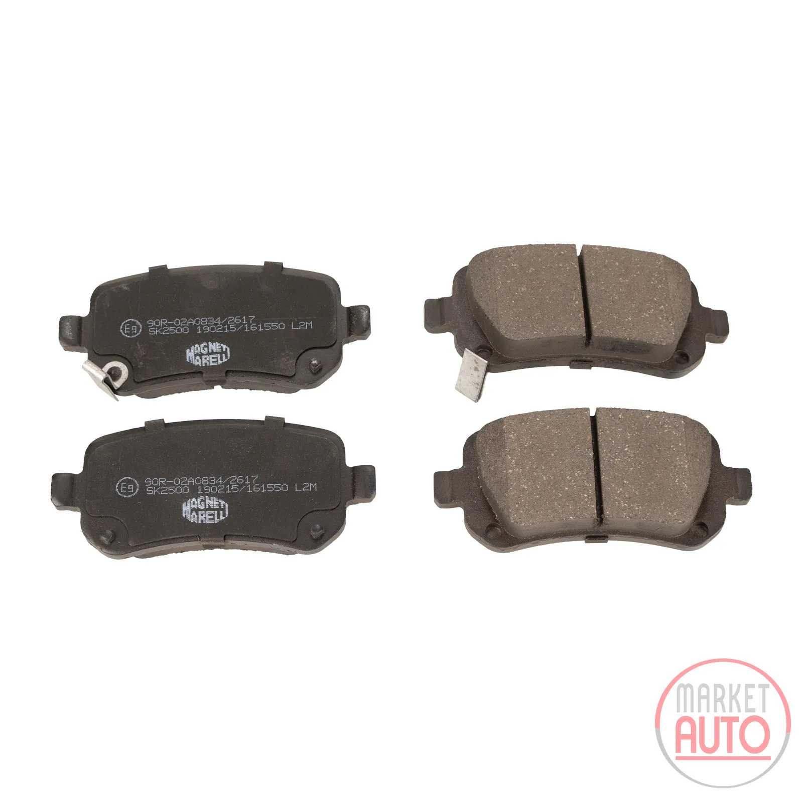 Rear brake pads Magneti Marelli