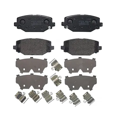 Rear brake pads with accessories Brembo