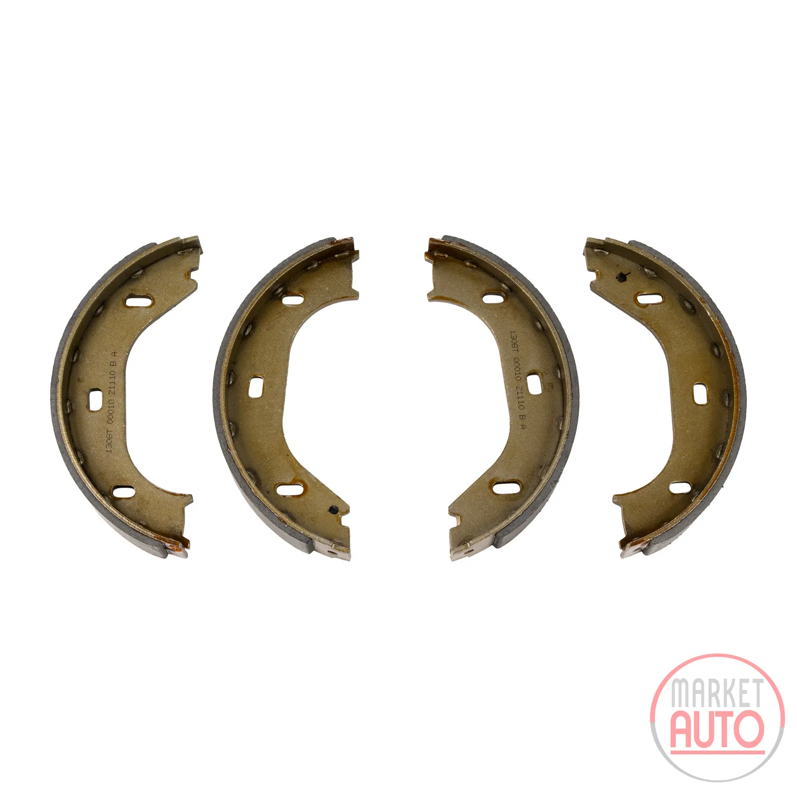 Handbrake brake shoe set disc brake Brembo