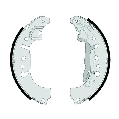 Brake shoe set Lockeed Brembo
