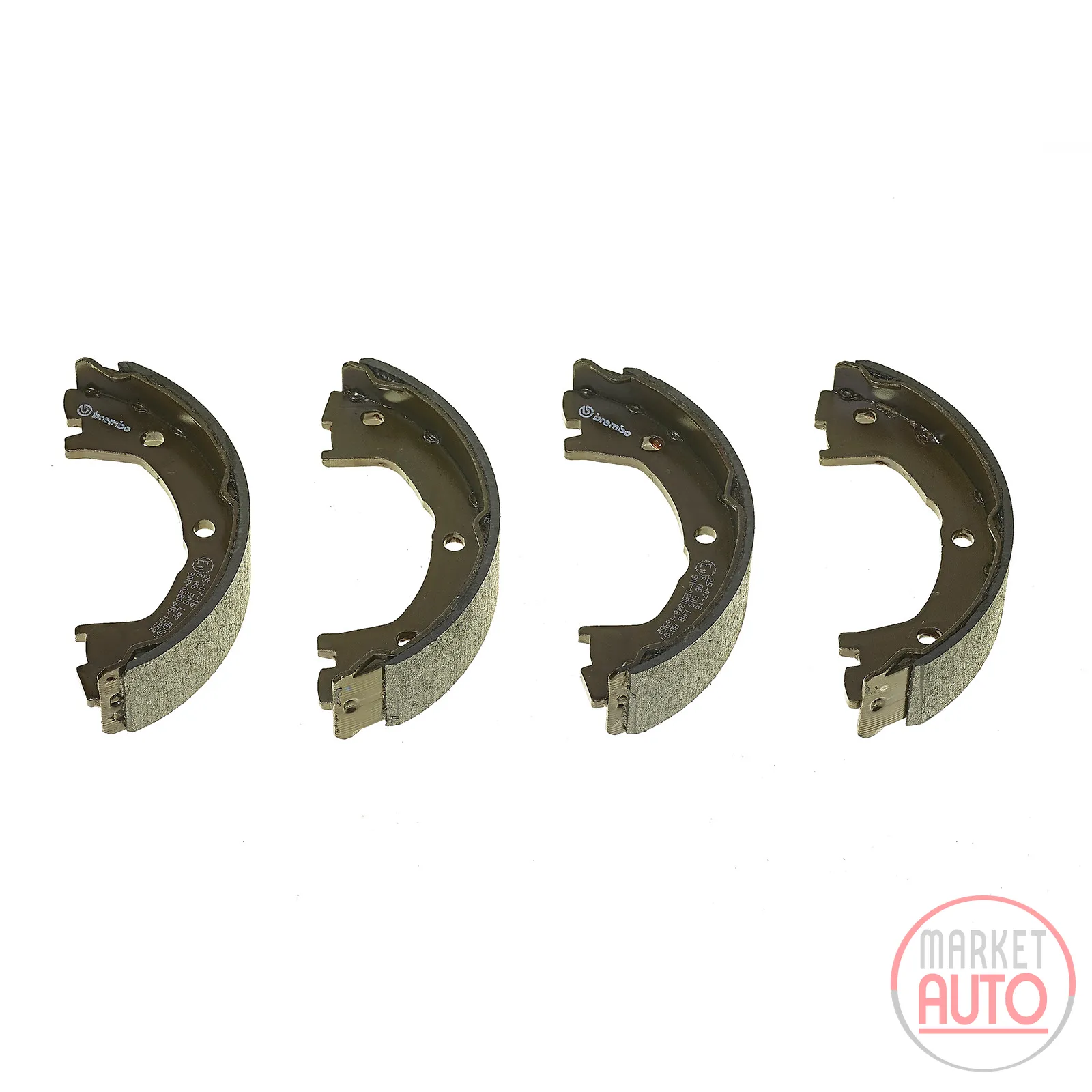 Brake shoe set rear Brembo