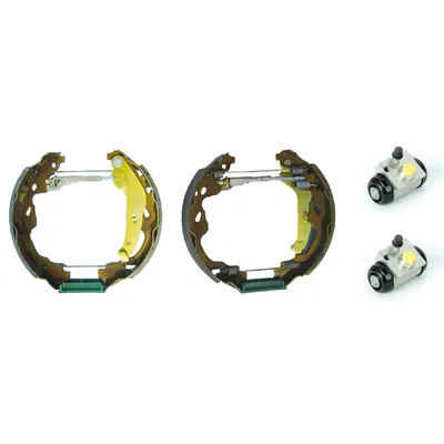 Rear brake shoe set (kit) pre-assembled Brembo