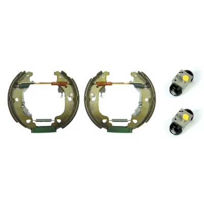 Rear brake shoe set (kit) pre-assembled Brembo