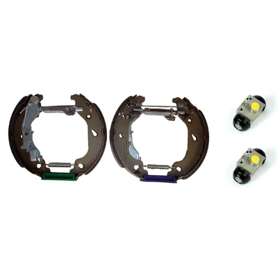Brake shoe kit pre-assembled