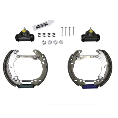 Rear brake shoes (kit) pre-assembled + ABS