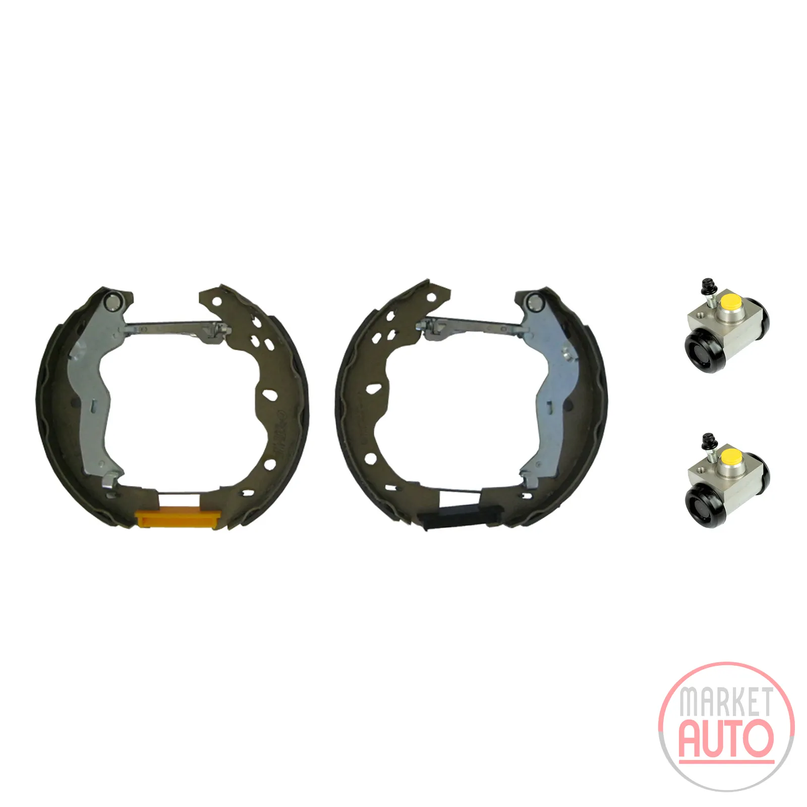 Rear brake shoes (kit) pre-assembled 220 Brembo
