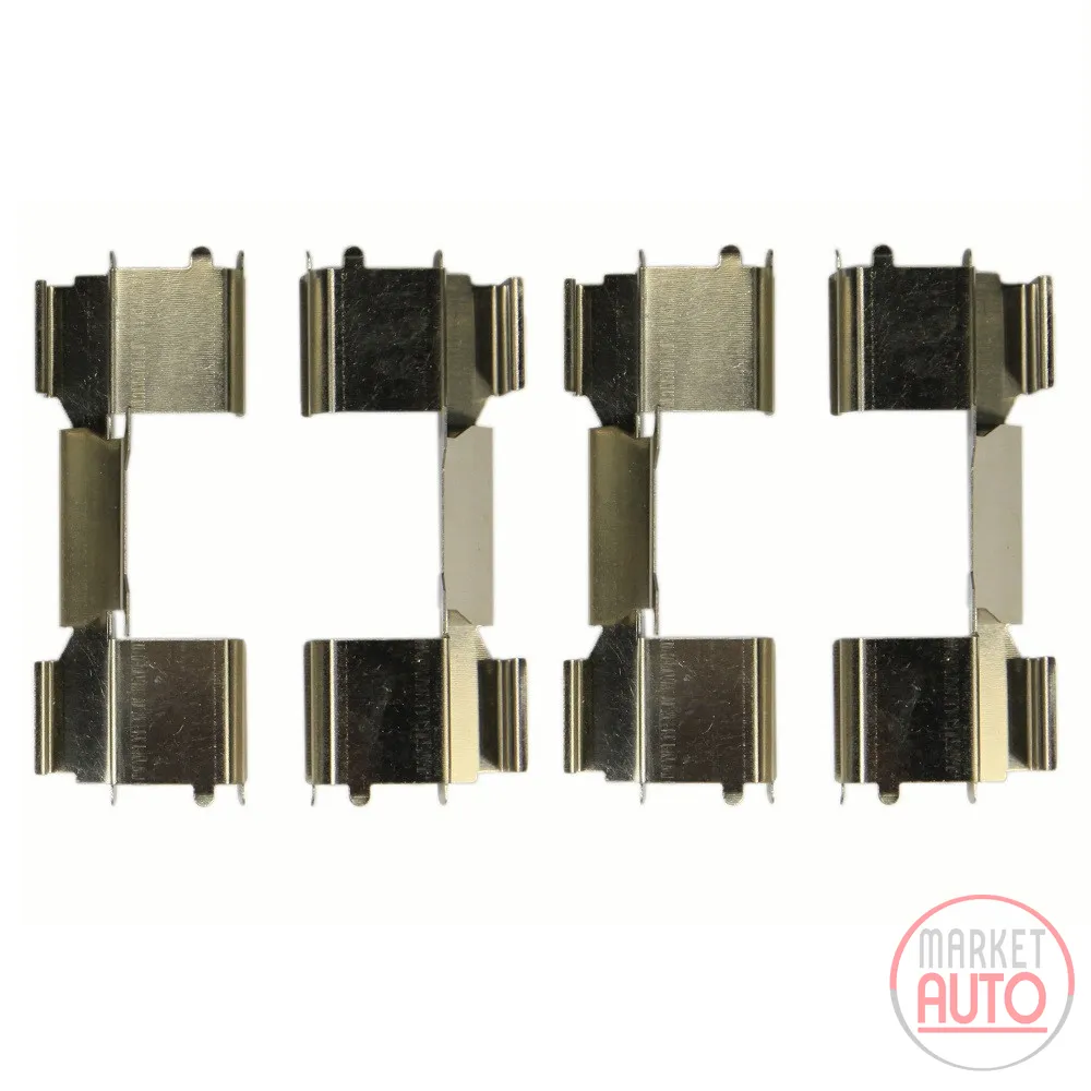 Clamps for brake pads front 4 pieces