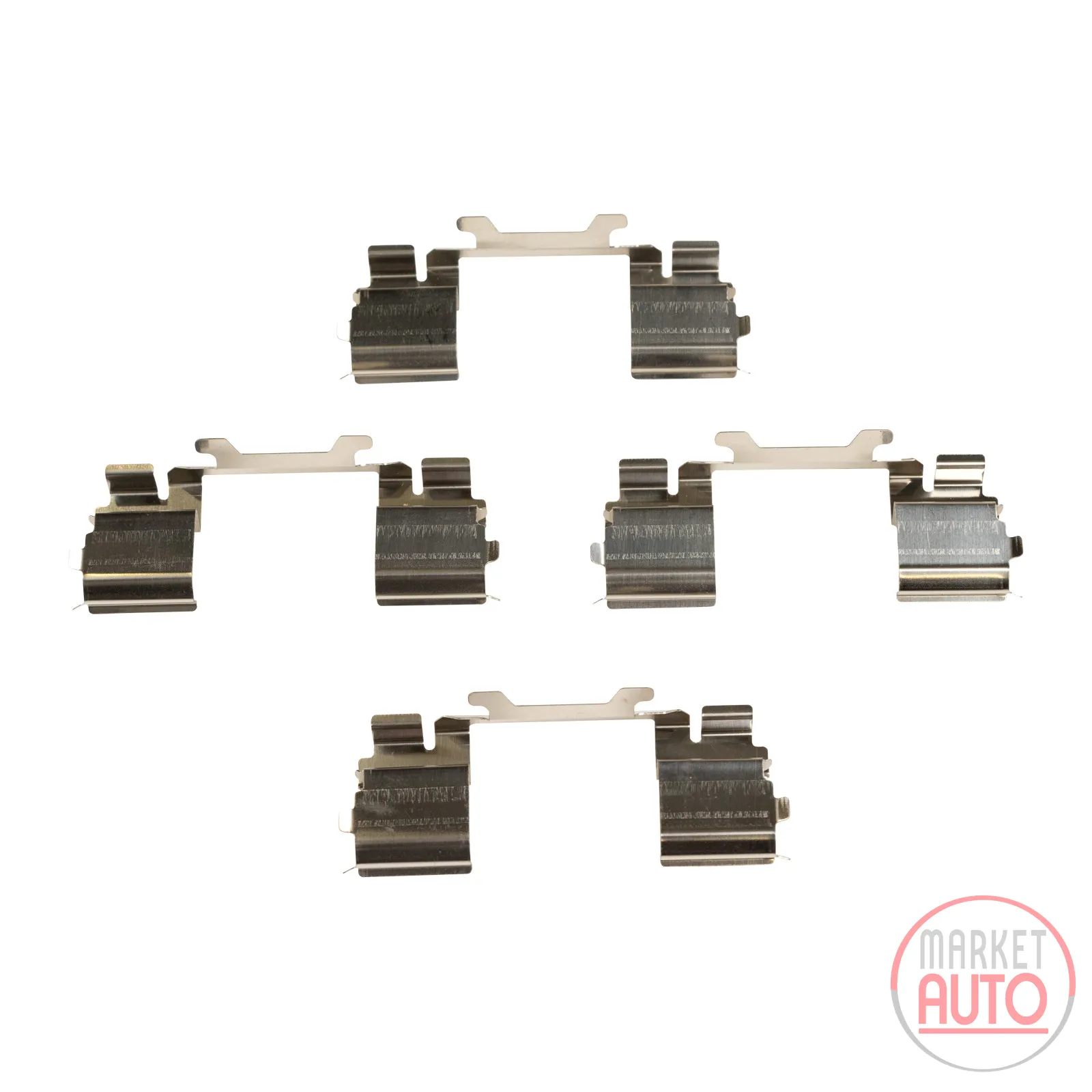 Clamps for brake pads front 4 pieces