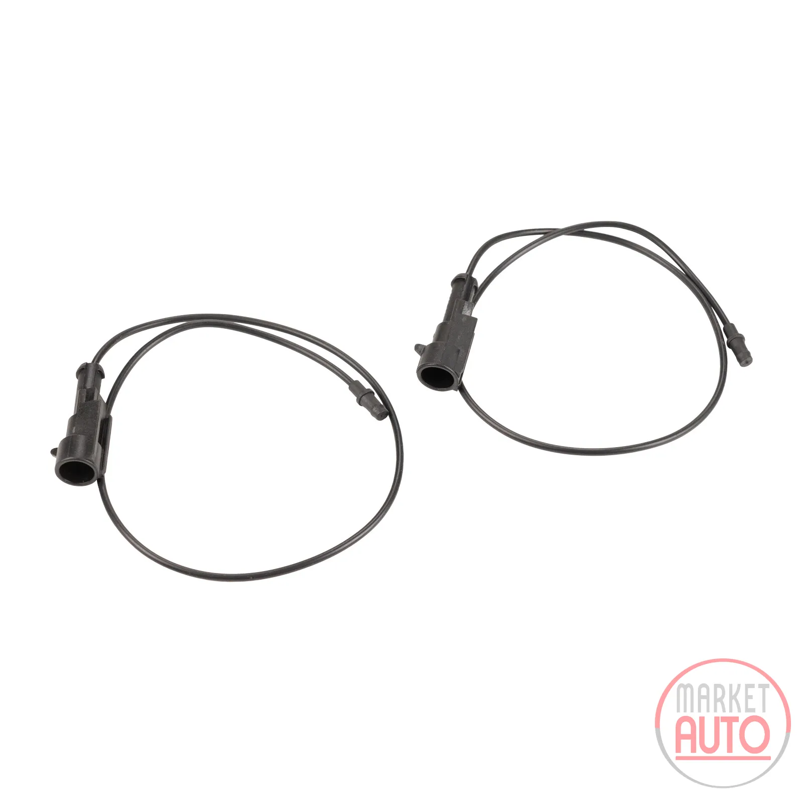 Warning cable contact brake pad wear