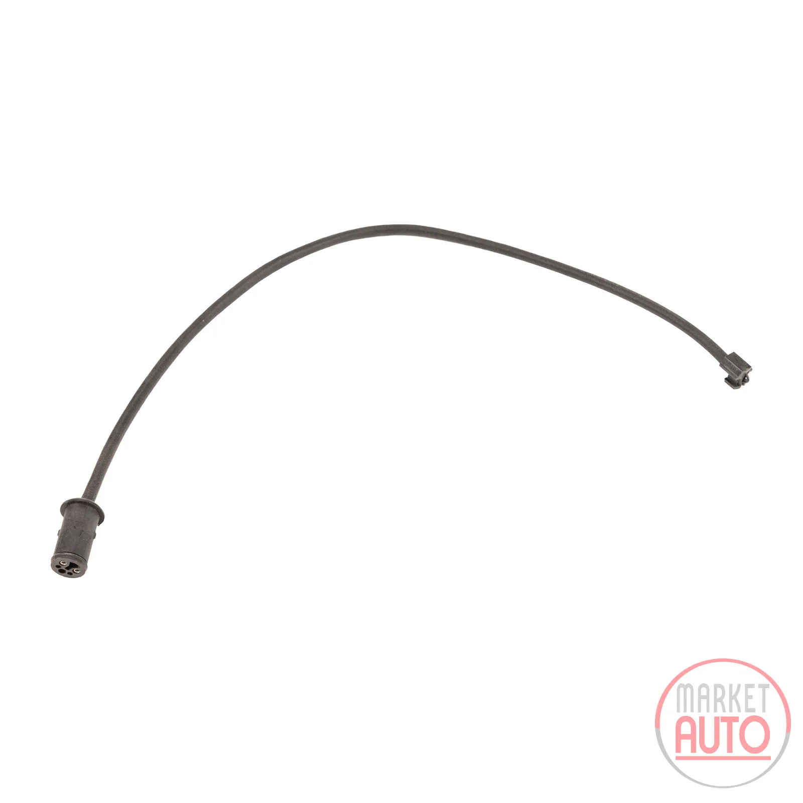 Warning cable contact brake pad wear