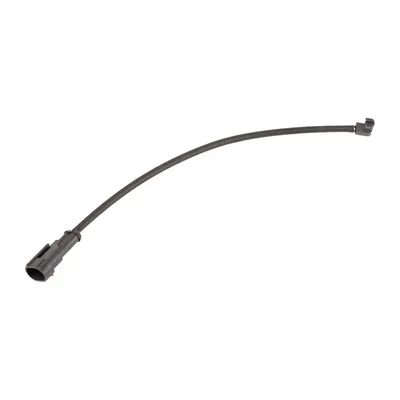 Warning cable contact brake pad wear