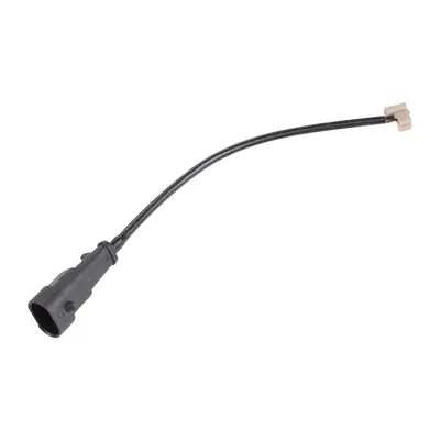 Warning cable contact brake pad wear