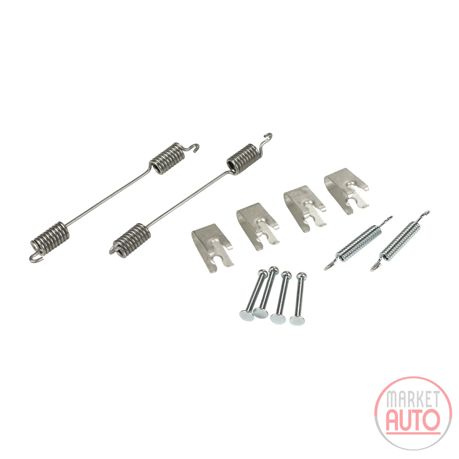 Brake shoe retaining spring set