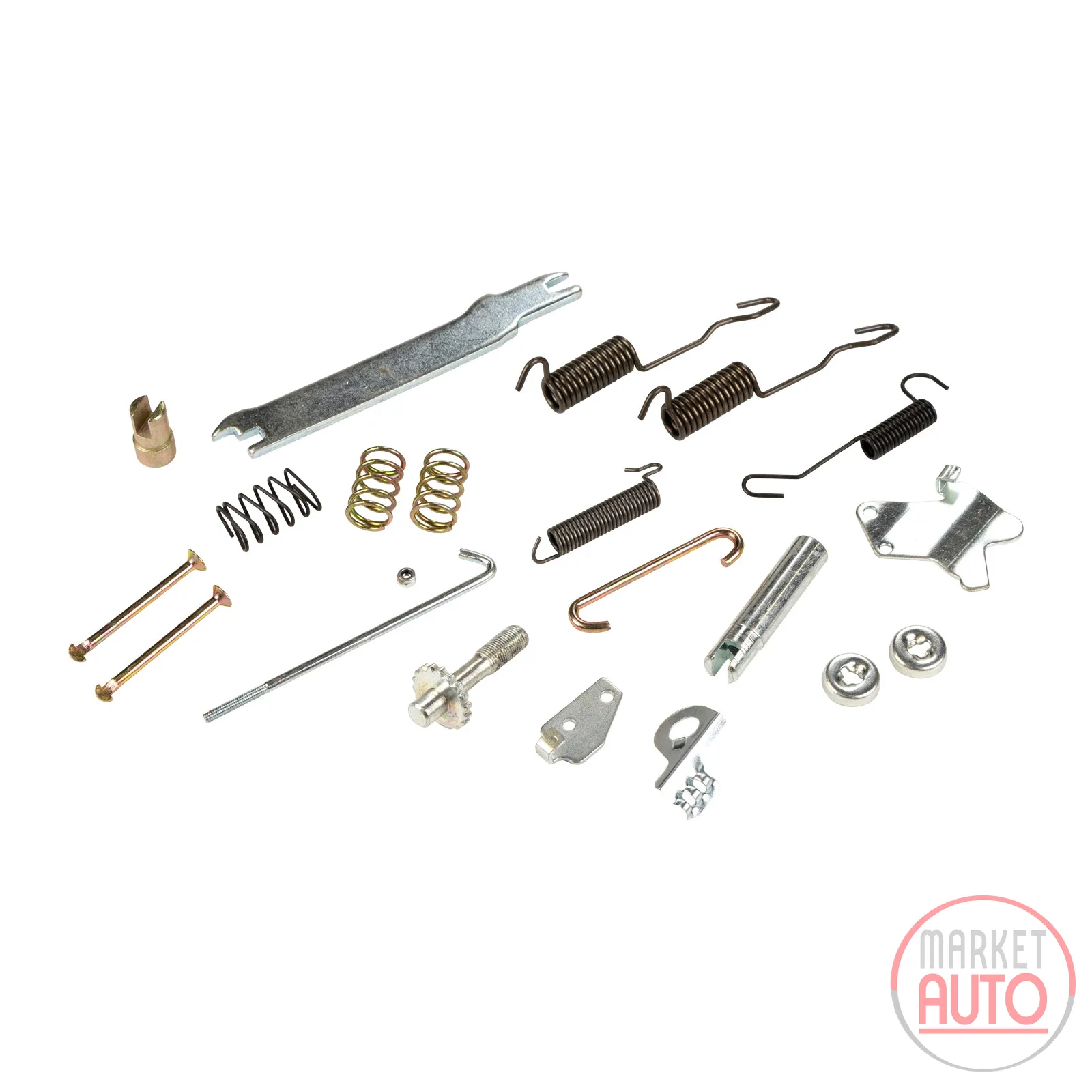 Adjuster kit rear right with lever