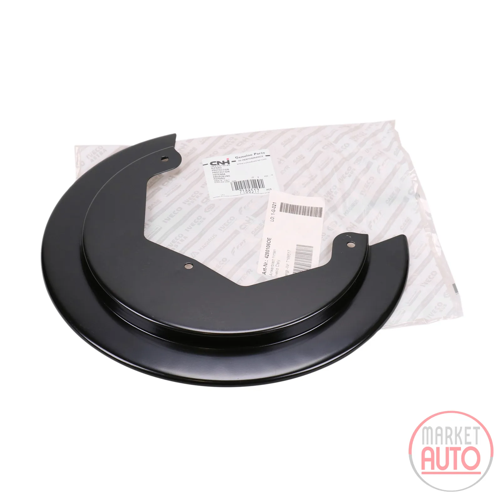 Anchor plate rear
