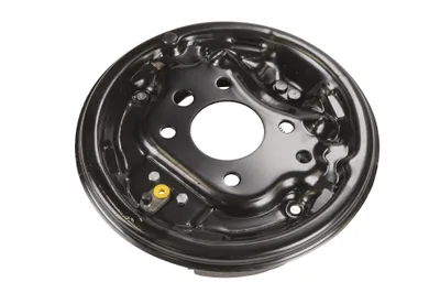 Anchor plate left pre-assembled with wheel brake cylinder 27 mm