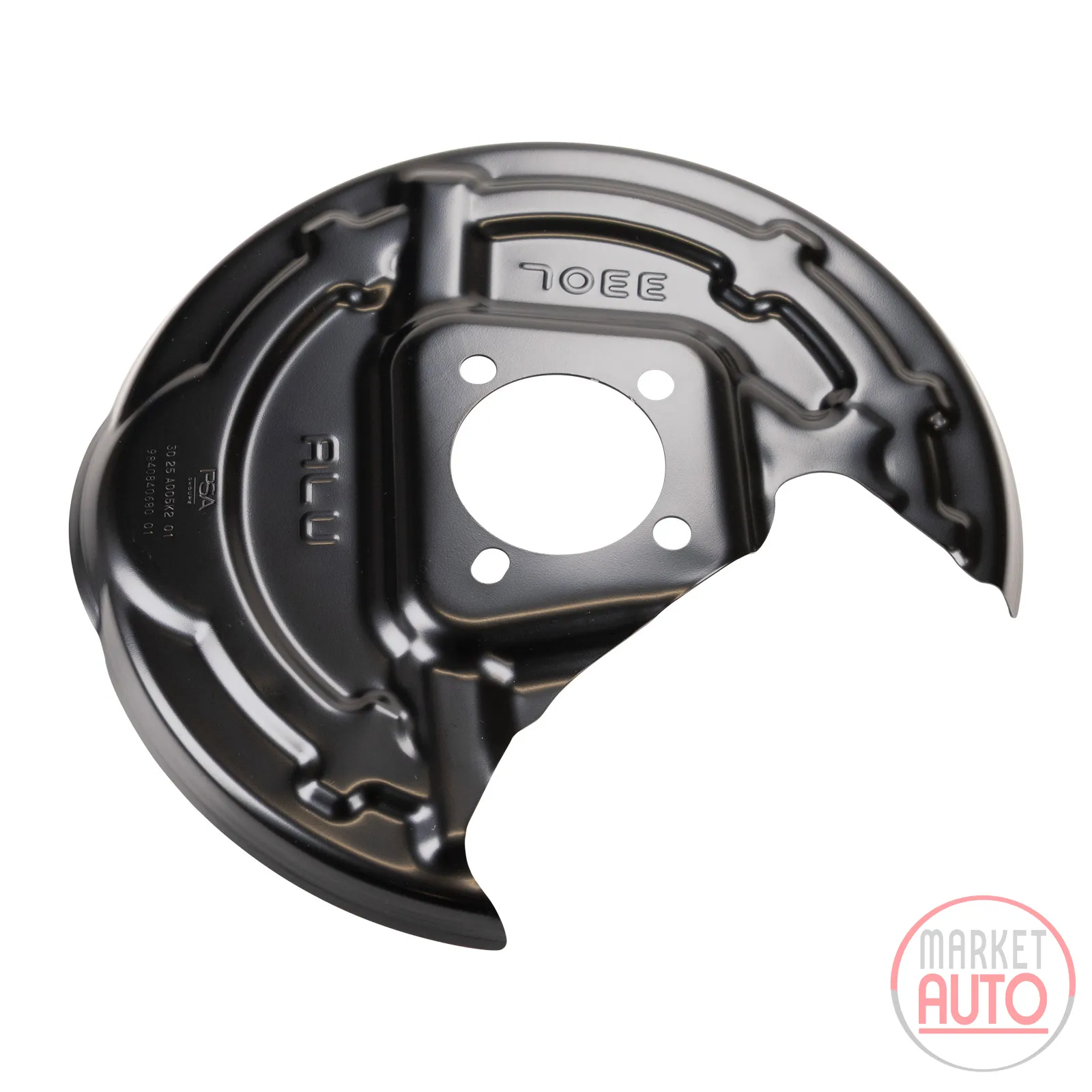 Anchor plate front left