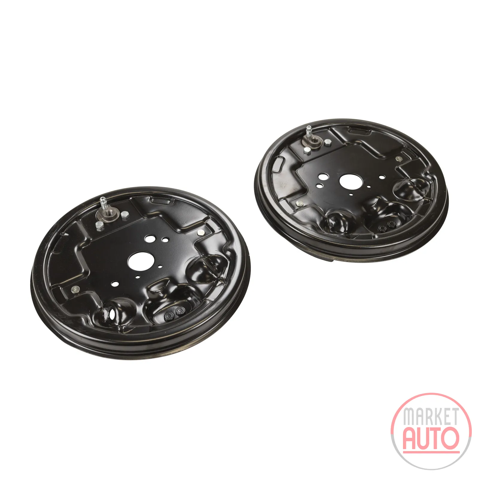 Brake kit pre-assembled on anchor plates